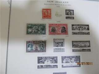 Scott Specialty New Zealand Stamp Album & Stamps  
