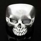 EVIL SKULL RING KEITH RICHARDS STYLE STERLING SILVER 925  SIZE 9.5,10 