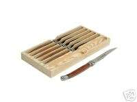 Laguiole Steak Knives with Rosewood handles new in tray  