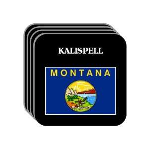  US State Flag   KALISPELL, Montana (MT) Set of 4 Mini 