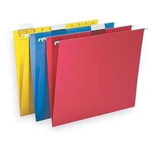   Hanging Folders, Assorted Colors, Lette Size 1/5 Cut