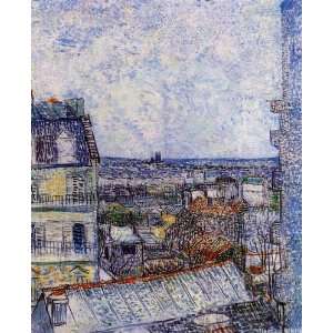    View of Paris from Vincents Room in the Rue Lepic