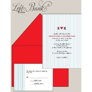  left bank couture letterpress invitation suite Health 