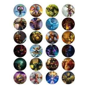  Set of 24 League of Legends 1.25 Badge Pinback Button Set 