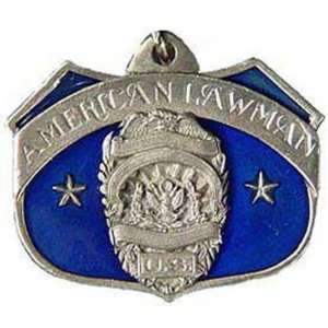  American Lawman Enamel Keychain Automotive