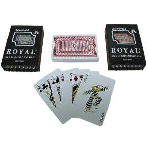  Two Decks  Royal 100% Plastic Playing Cards w/ Star 