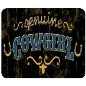   Cowgirl Custom Mouse Pad from Redeye Laserworks Everything Else
