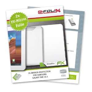  2 x atFoliX FX Mirror Stylish screen protector for Samsung 