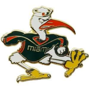  NCAA Miami Hurricanes Ibis Team Collectible Pin: Sports 