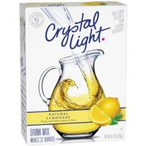  Crystal Light Sugar Free Lemonade Powder, 32 Qt Mix 