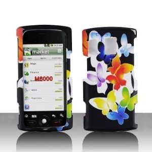 Kyocera Zio M6000 Premium Design Color Butterfly Hard Protector Case 