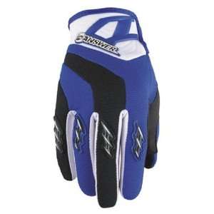  ANSWER RACING YOUTH SYNCRON GLOVE MD BLUE: Sports 