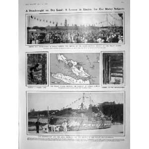  1909 KWALA LUMPUR RUBBER TREE LATHAM DOVER SUBMARINE