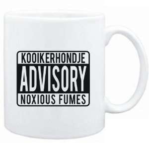  Mug White  Kooikerhondje ADVISORY NOXIOUS FUMEs Dogs 
