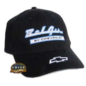  Bel Air Hat By Chevrolet Bowtie Hat Cap Black Apparel 