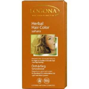  Logona Kosmetik Sahara Pure Vegetable Hair Color 3.5oz 