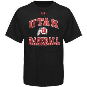  Under Armour Utah Utes Baseball Tech Performance T shirt 