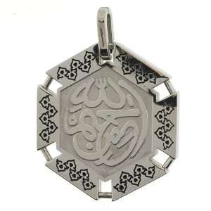    316L Stainless Steel Pendant with Tribal Symbol Design Jewelry