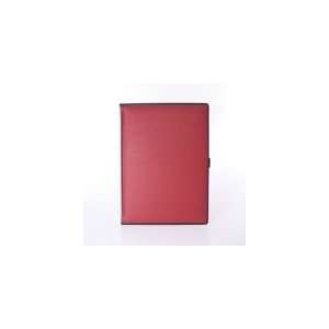  Italian Leatherette Journal   Textured Red Office 