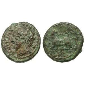  Syracuse, Sicily, Agathokles, 317   289 B.C.; Bronze AE 19 