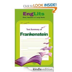 Start reading EngLits: Frankenstein on your Kindle in under a 