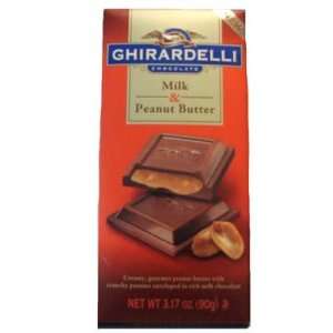 GHIRARDELLI: Prestige Milk Chocolate Peanut Butter Filled Bar: 12 