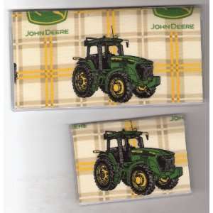   Debit Set Made with John Deere Yellow Tractor Fabric: Everything Else