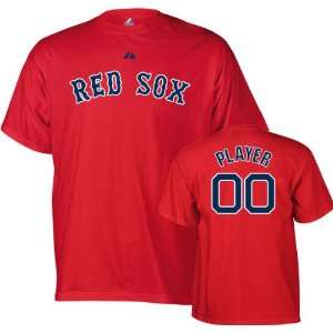   Boston Red Sox  Any Player  Name and Number Shirt: Sports & Outdoors