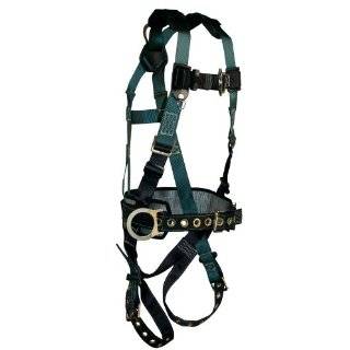 FallTech 7073LX Foreman Full Body Harness with 3 D Ring and Tongue 