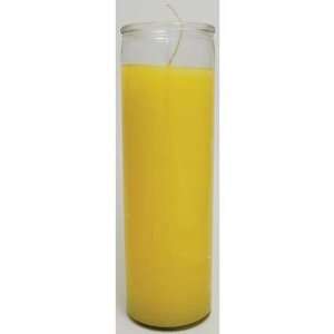  Yellow 7 day jar candle 