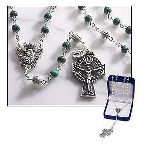 Gifts of Faith Milagros Paloa Carola Catholic 6mm Malachite Beads 