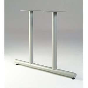 Gibraltar Polished Chrome T Shape Steel Tube Double Table Leg with 