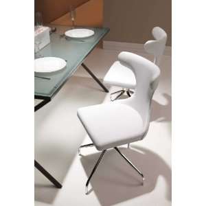  Zuo Modern Citrus Swivel Dining Chair White: Home 