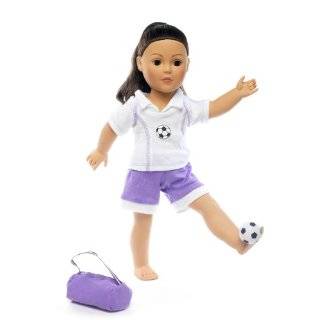   Girl Dolls 18 Soccer Uniform   18 Inch Doll Clothes / clothing Outfit