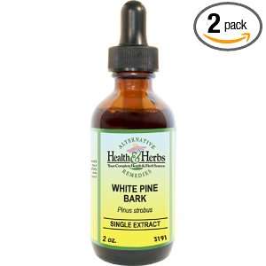 Alternative Health & Herbs Remedies White Pine Bark, 1 Ounce Bottle 