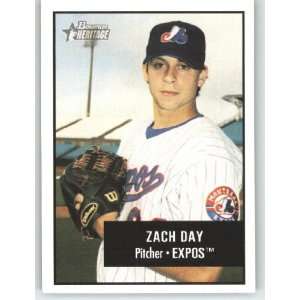  2003 Bowman Heritage #82 Zach Day   Montreal Expos 