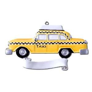 2119 Taxi Club Personalized Christmas Ornament:  Home 