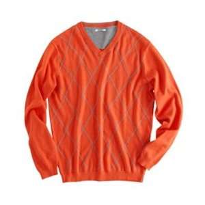   2010 Mens Cotton Pattern V Neck Golf Sweater: Sports & Outdoors