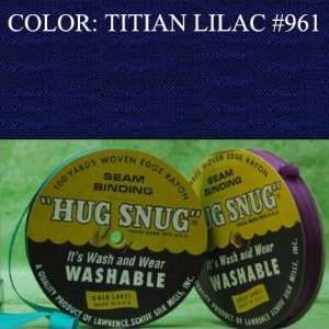   Binding Hug Snug Ribbon Color Titian Lilac #961 Arts, Crafts & Sewing