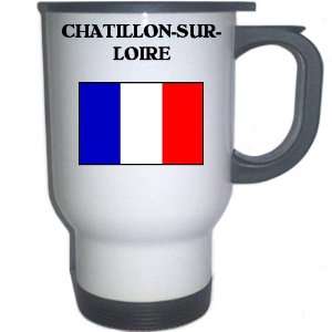  France   CHATILLON SUR LOIRE White Stainless Steel Mug 