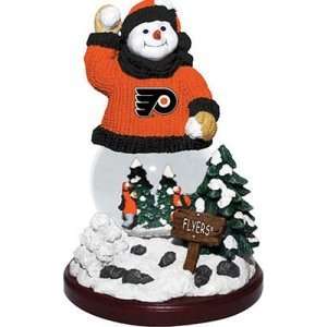 Philadelphia Flyers NHL Snowfight Snowman Figurine 