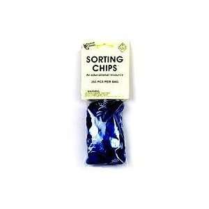   Game Accessories: Transparent Blue Sorting Chips (250): Toys & Games