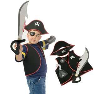  Pirate Captain Costume: Toys & Games