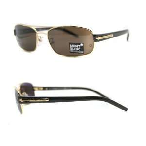  Mont Blanc Brown Gold Sunglasses MB 176 G17 Sports 