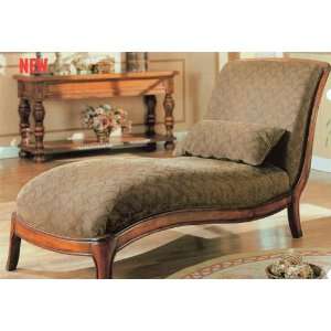  Soho Armless Chaise Lounger With Accent Pillow