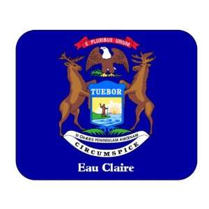  US State Flag   Eau Claire, Michigan (MI) Mouse Pad 
