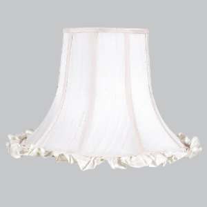  White Ruffle X Large Lamp Shade: Home Improvement