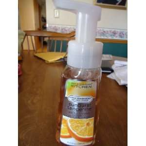  Works Sunburst Tangerine Gentle Foaming Hand Soap with olive fruit 