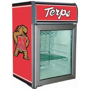 Maryland Terrapins 8ft Glass Door Refrigerator from Scoolers  