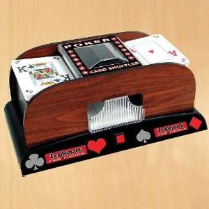 New Trademark Trademark Poker Wooden Card Shuffler Removable Plastic 